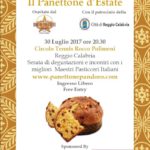Il Pangoji, panettone al Goji Italiano presente all’evento nazionale "Il panettone d’estate" Reggio Calabria domenica 30 luglio