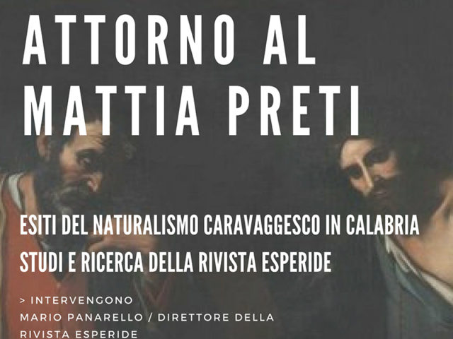 Attorno al Mattia Preti, sabato al Marca di Cz