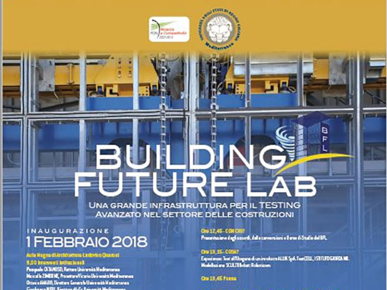 Il Building Future Lab di Reggio: oggi l’inaugurazione