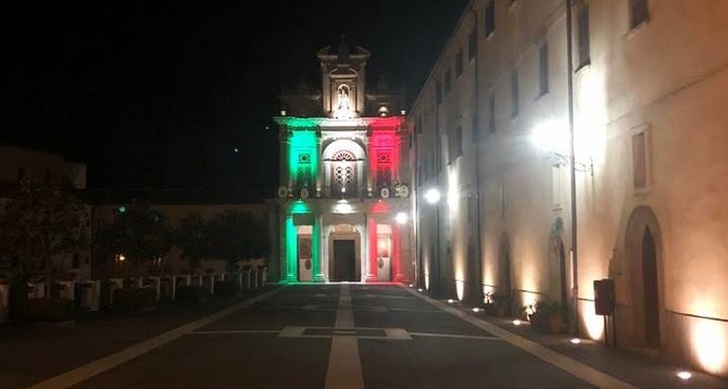 Santuario San Francesco di Paola veste il Tricolore