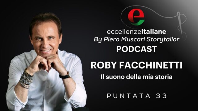 Roby Facchinetti - cover PODCAST Eccellenze Italiane